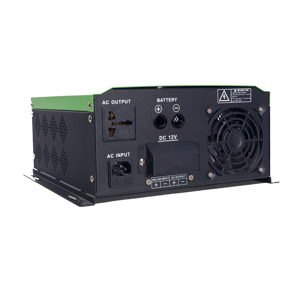 Inversor de onda sinusoidal pura de baja frecuencia de 500 W integrado en el controlador solar PWM