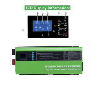 6000W con panel solar inversor de corriente a prueba de carreteras